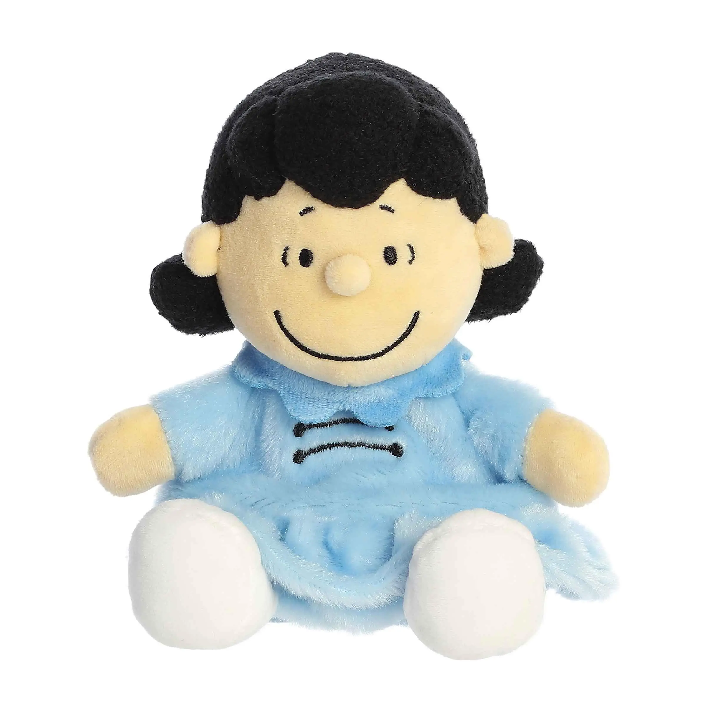 Aurora Palm Pals Lucy Stuffed Animal 5.5 Inch – Official Peanuts Plush Toy Multicolor for Kids, Collectors and Gifts