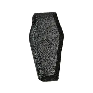 Gothic Black Cast Iron Coffin Drawer Pulls – 6-Piece Set, 2.5" Long, 1.5" High - Dark Elegance for Cabinets, Drawers, and Gothic Decor