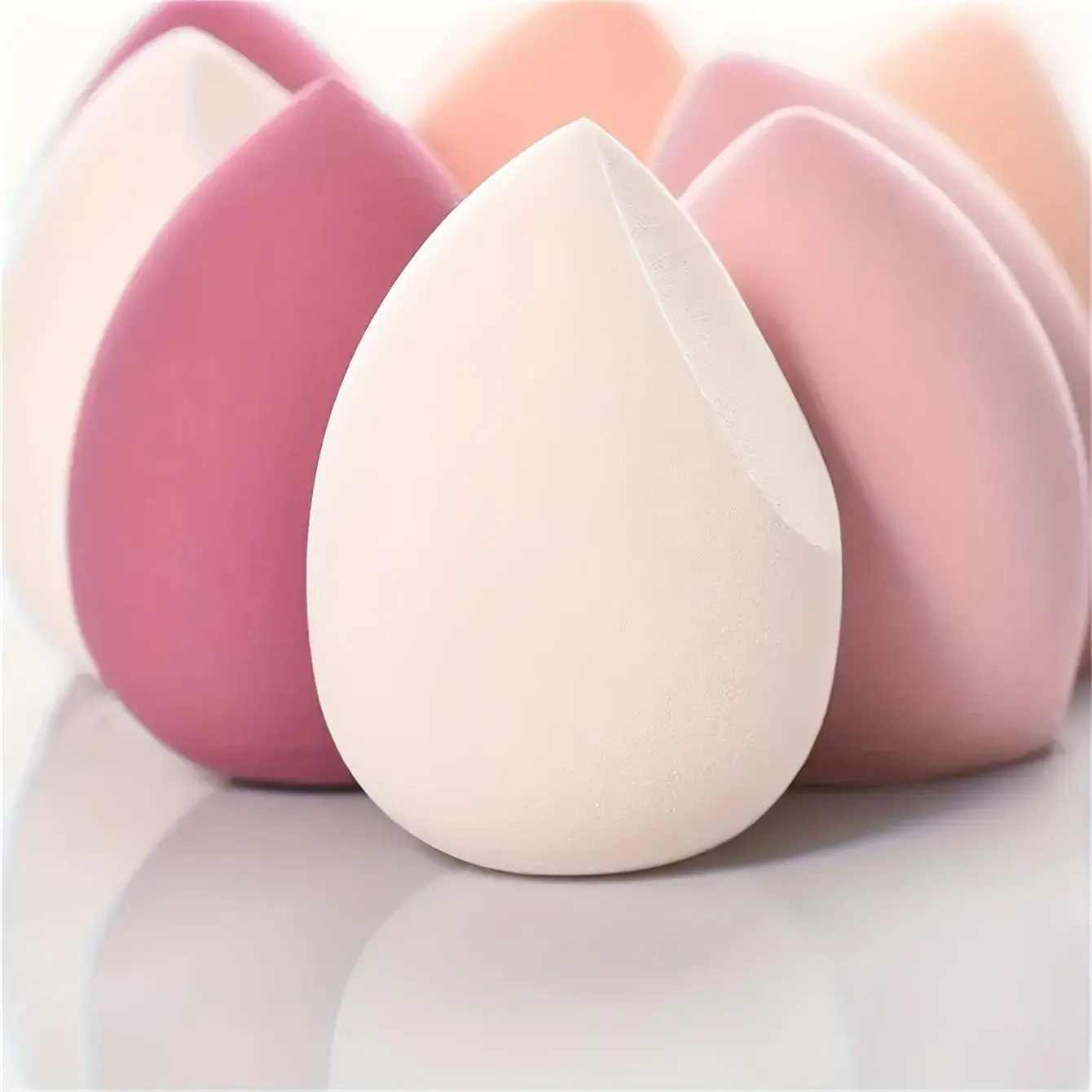 7pcs Super Soft Makeup Sponge, Wet and Dry Use, Non-Latex Sponge Powder Puff, Suitable for Liquid Foundation, Cream, Powder, and Foundation, Beauty Sponge