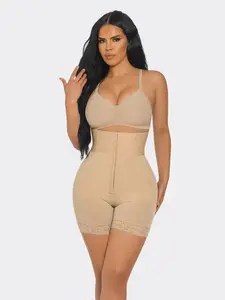 BBL Tummy Control Slimming Shorts Elastic Waistband- Black, Skin & Pink