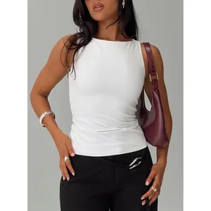 Lose Your Number High Neck Top White