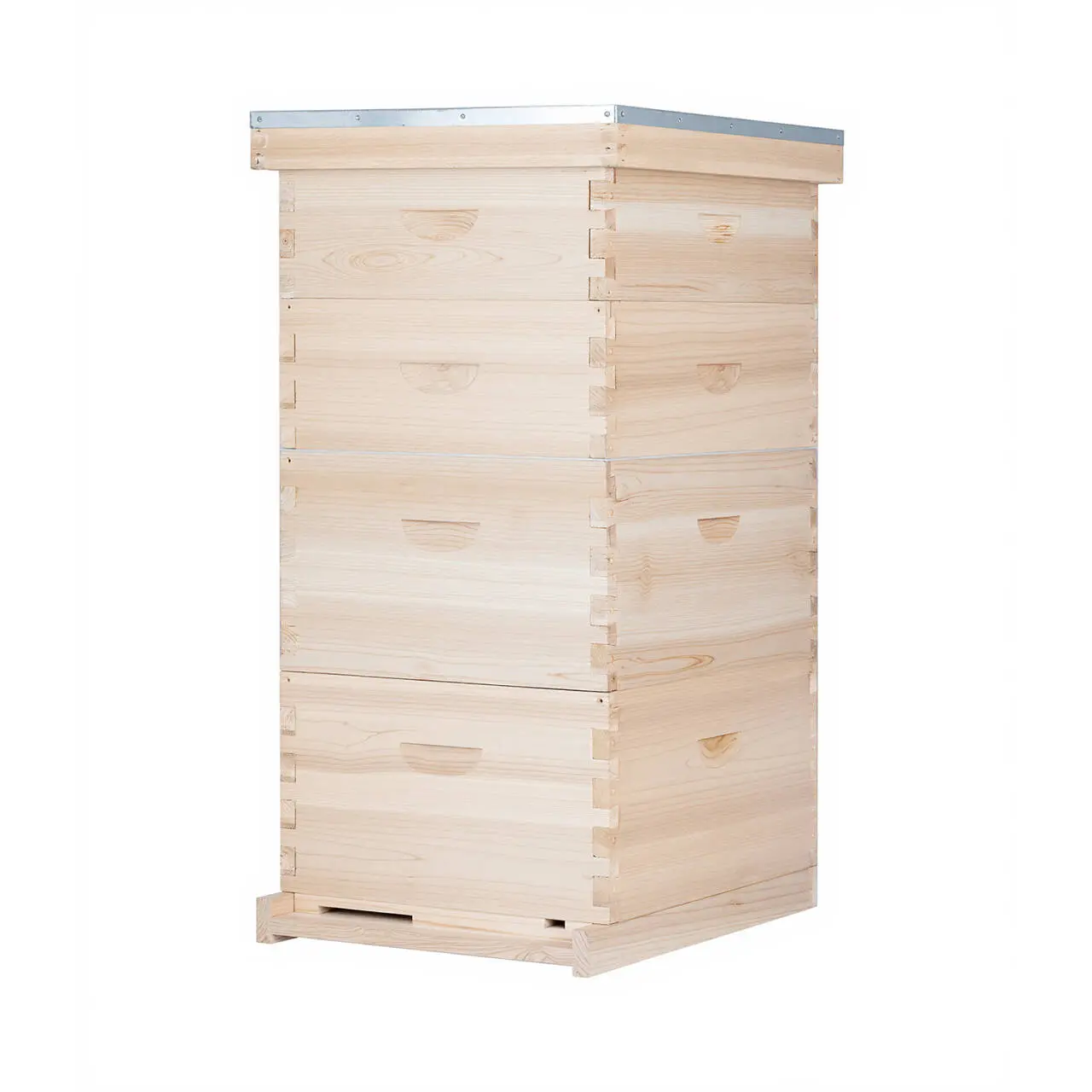 BeeCastle 10 Frame Langstroth Bee Hive, Beehive Starter Kit for Beginners with Beehive Frames and Waxed Foundation