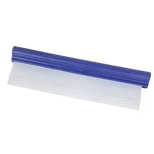 12" Silicone Water Blade Squeegee (Model 9027) - Super Flexible, Comfortable Versatile Cleaning Tool with Wipe Function for Shower Glass, Window Cleaning Scraper, Pool, Kitchen