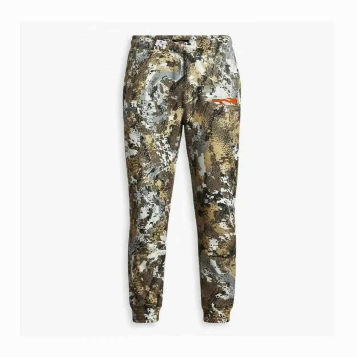 Men’s  Sitka Digital Camo Jogger Pants, Breathable Lightweight Activewear, Quick Dry Performance Fabric, Casual Street Fashion, Travel Hiking Outdoor Bottoms, UV Protection Pants