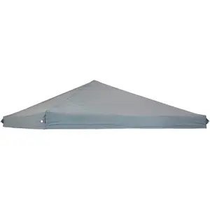 10x10 Canopy Replacement Top - Replacement Canopy Cover Only - Heavy-Duty PU-Coated 150D Oxford Fabric - Gray