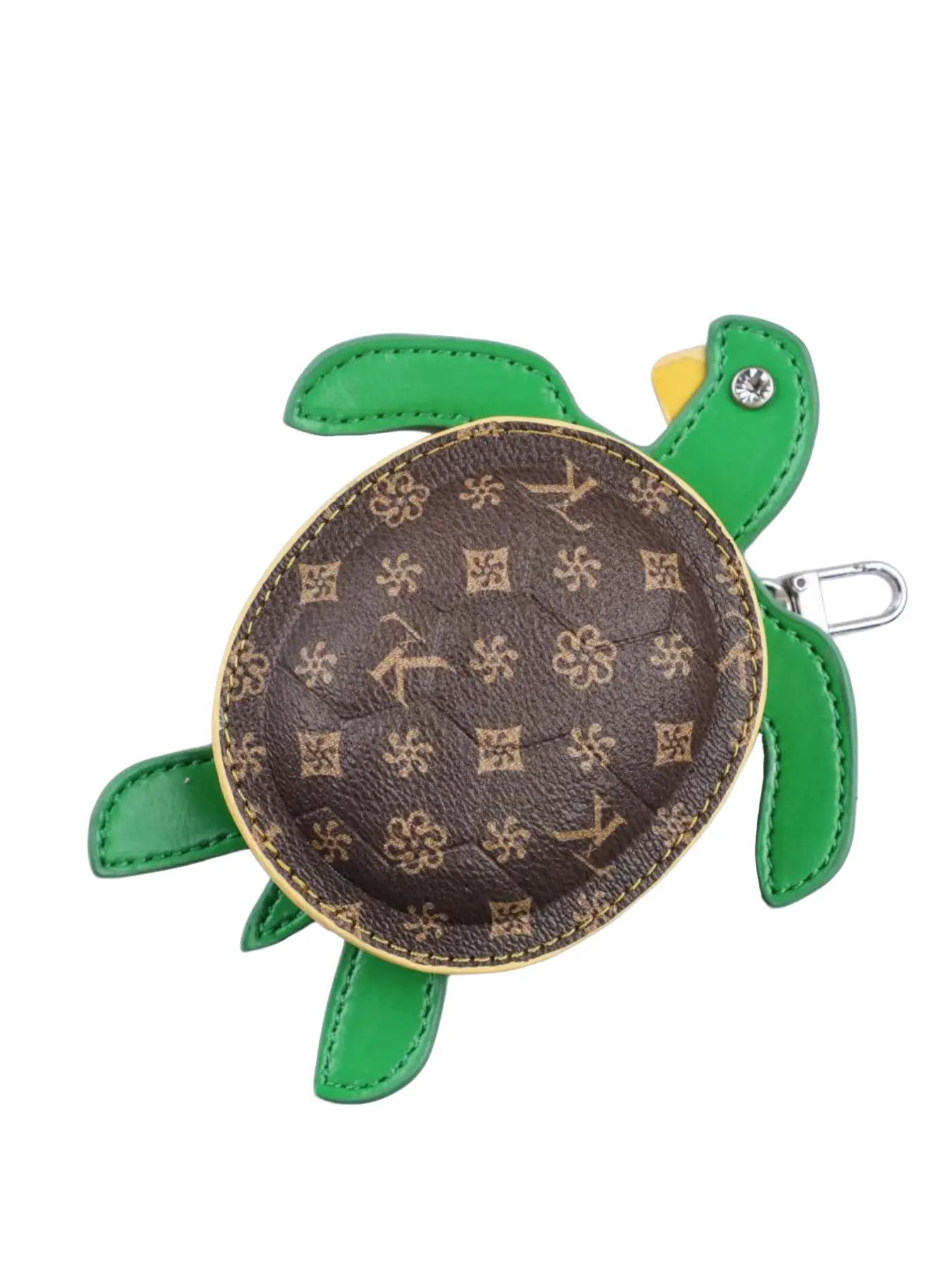Leather Turtle Keychain Pouch, Small Fashion Wallet for Women, Multi-Color Options, Elegant Coin Purse, Mini Purse with Keyring, Coin Holder, Daily Use Gift, Wallet And Charm