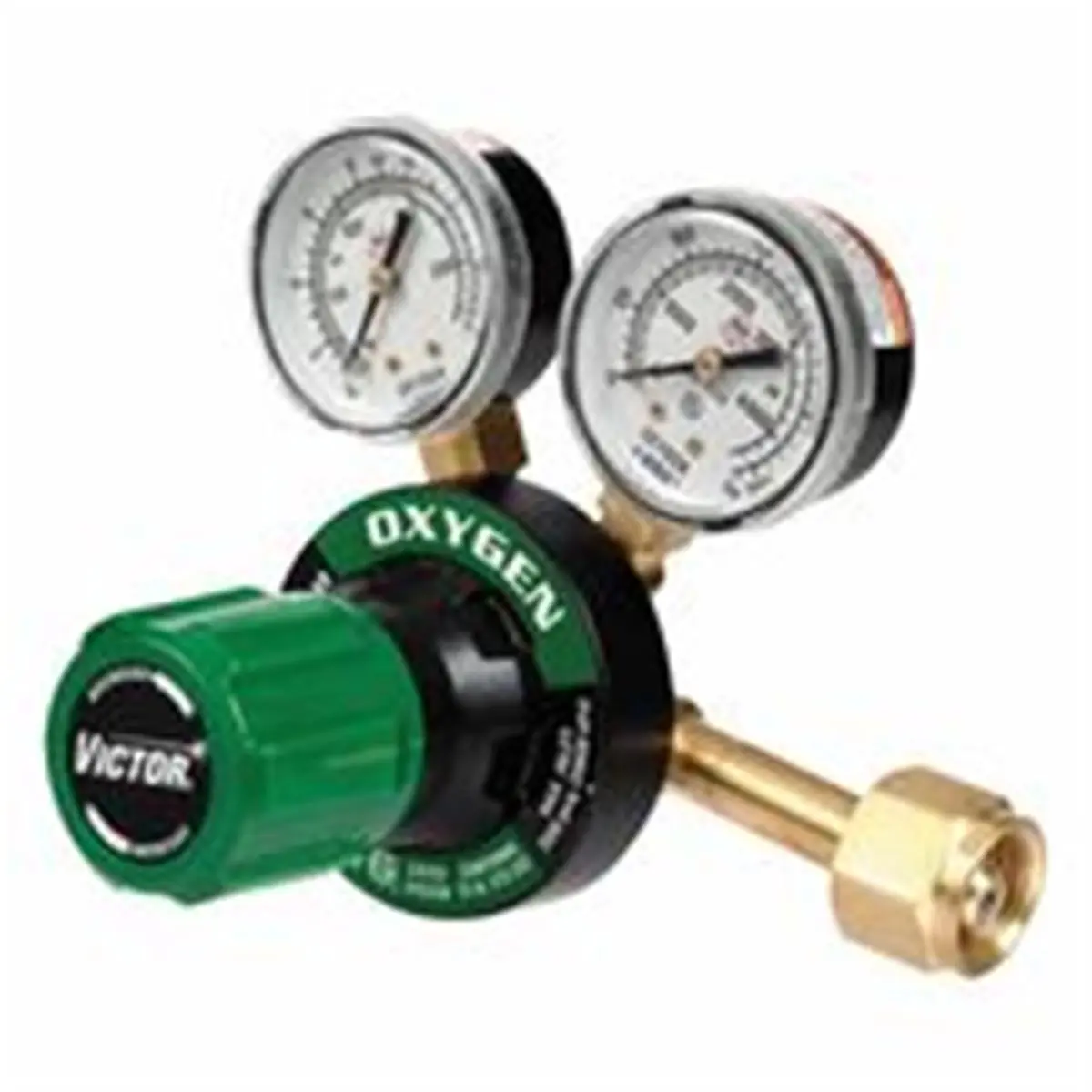G250-150-540 Medium Duty G Series Single Stage Oxygen Regulator with Alloy Bonnet, Lower Profile Design, 3000 psig Inlet, 150 psig Outlet, Color-Coded Knobs, High Contrast Easy-to-Read Gauges, for Gas Regulation Needs of Oxygen Users