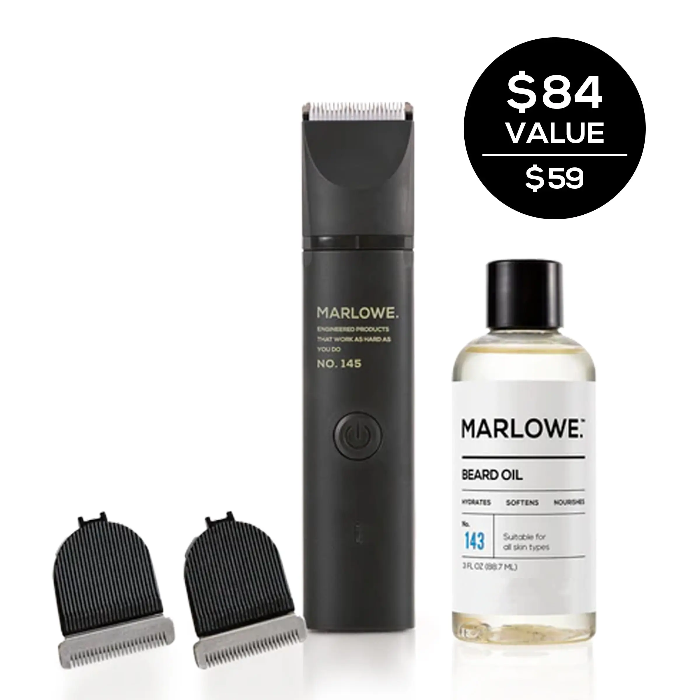 MARLOWE Beard Bundle - Simple Product Title with Brand Information Hair Growth Max Strengthening Hair Hairgrowthproducts Vegan