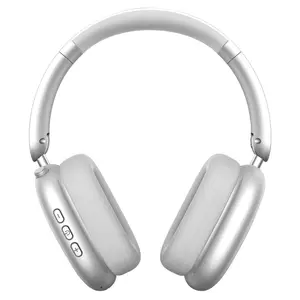 Wireless Over-ear Headphone, Noise Cancellation Headphones with Built-in Microphone, Foldable Design Headset for Gaming & Office, Earphones