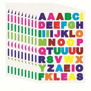 10 pieces of one package work can be marked with DIY colored dots, English letters, and number stickers