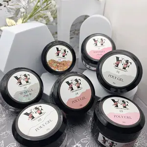 Polygel - Hybrid Acrylic Gel Nail Building Formula 50g Jar Easy Application Long Lasting Natural Look