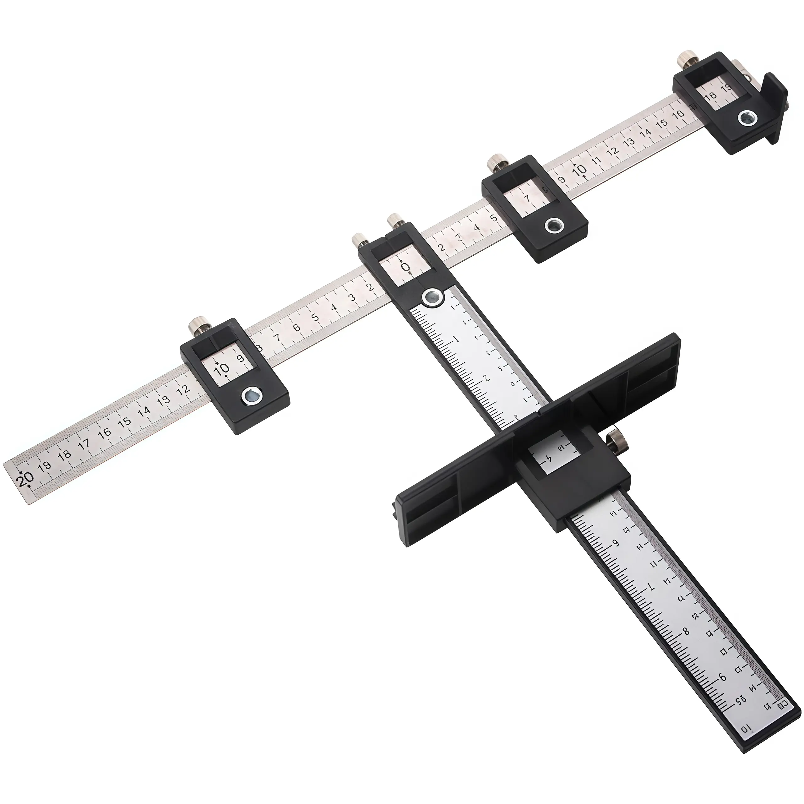 Cabinet Hardware Jig Punch Locator Drill Guide - Precision, Accuracy Work Tool for DIY Projects, Handles, Knobs - Versatile Tools and Gadgets for Doors, Drawers