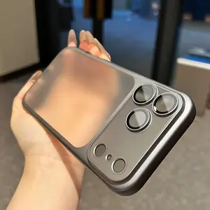 Luxury Transparent Anti-Fingerprint Case Cover, Compatible with for iphone 17 Pro Max Air 16 15 14 13, Featuring a Premium Matte And Comprehensive Shock Protection, Phone Case