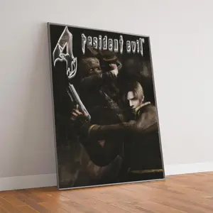POSTER :MOVIE REPRO: RESIDENT EVIL 4 - MASK - FREE SHIP #3455