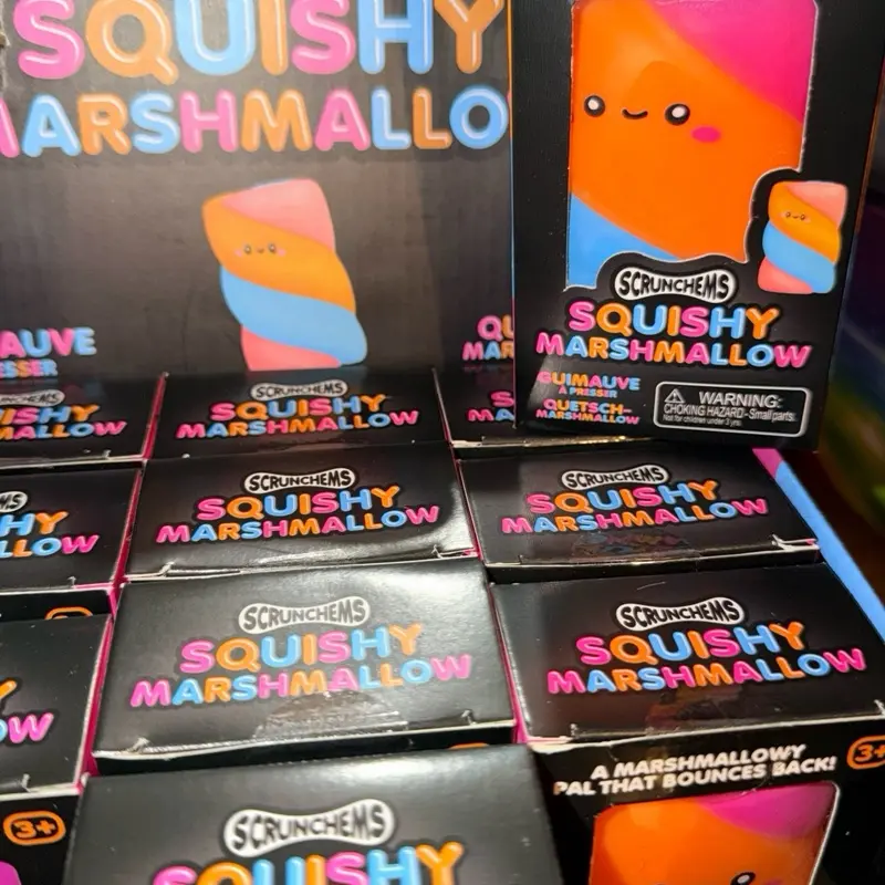 Scrunchems Squishy Marshmallow Classic & Novelty Toy, Anxiety Relief Product, Decompression Squeeze, Sensory Stress Reliever, Stress Relief Gadget, Sensory Calming Tool for Enthusiasts cute fidget