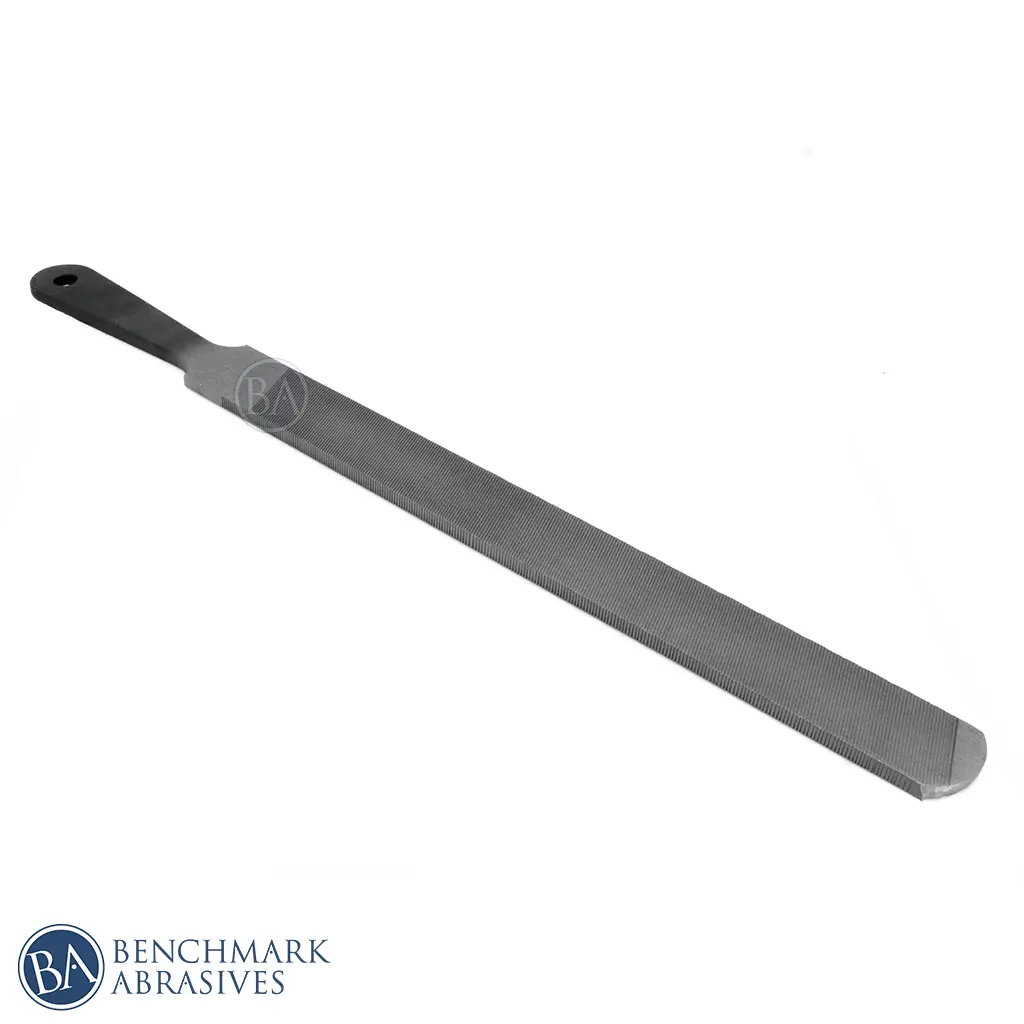 10-in Farmer's Own Second-Cut Metal File with Double-Cut Side, Large Handle Hand Tool for Chisel Maintenance, Inches Measurement for Filing Jobs, Agricultural Tools