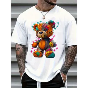 Women's Combed Cotton Boxy Cut Short-Sleeve Round Neck T-Shirt - 180g Fabric, Digital Sublimation Stamps, Streetwear Classic, Tropical Casual Style, Unisex Skena Graphic, Ruccas Overall Decking Design, Affordable, COD Available, Sweat-Ready Clothes, Short