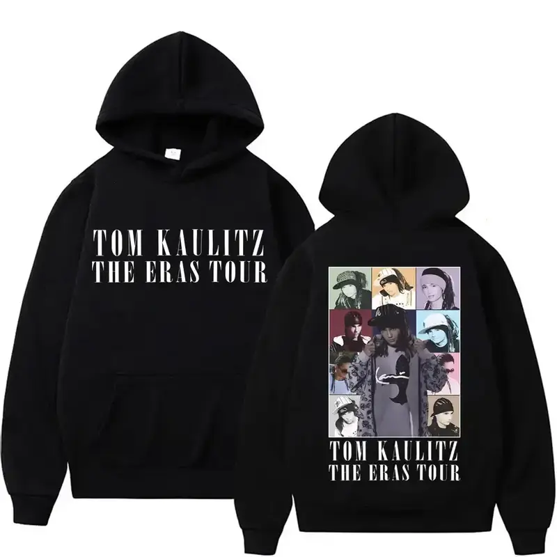 Tom Kaulitz The Eras Tour Hoodie German Rock Band Tokio Hotel Graphic Hoodies Men Women Hip Hop Punk Gothic Sweatshirt