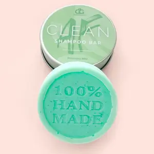 Clean AF Rosemary Mint Shampoo Bar for Healthy Hair Growth