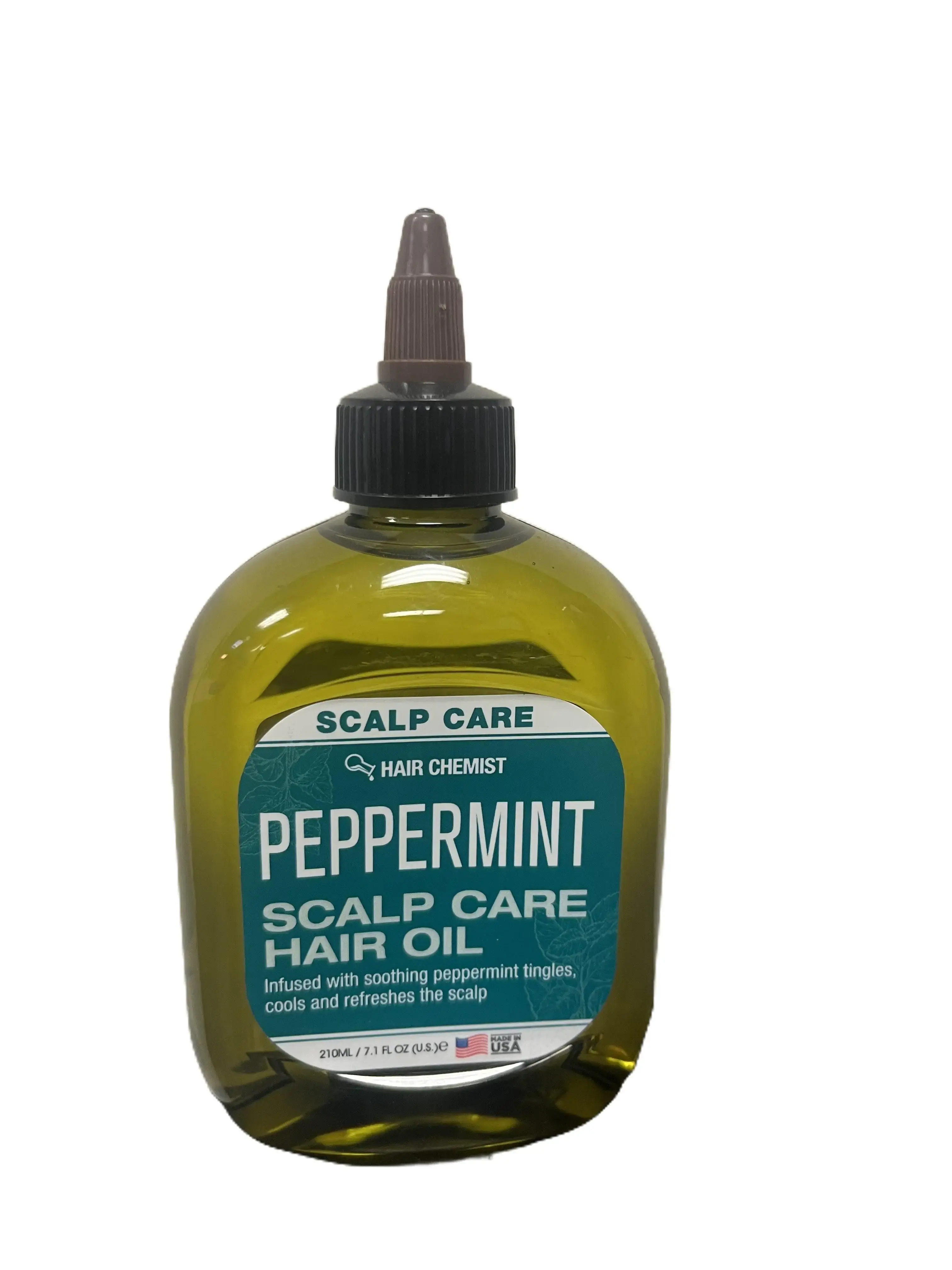 Hair Chemist Peppermint Scalp Care Hair Oil - Sulfate-Free Haircare, Anti-Loss Treatment, Soothing Cooling Formula for Scalp Application, Peppermint Oil