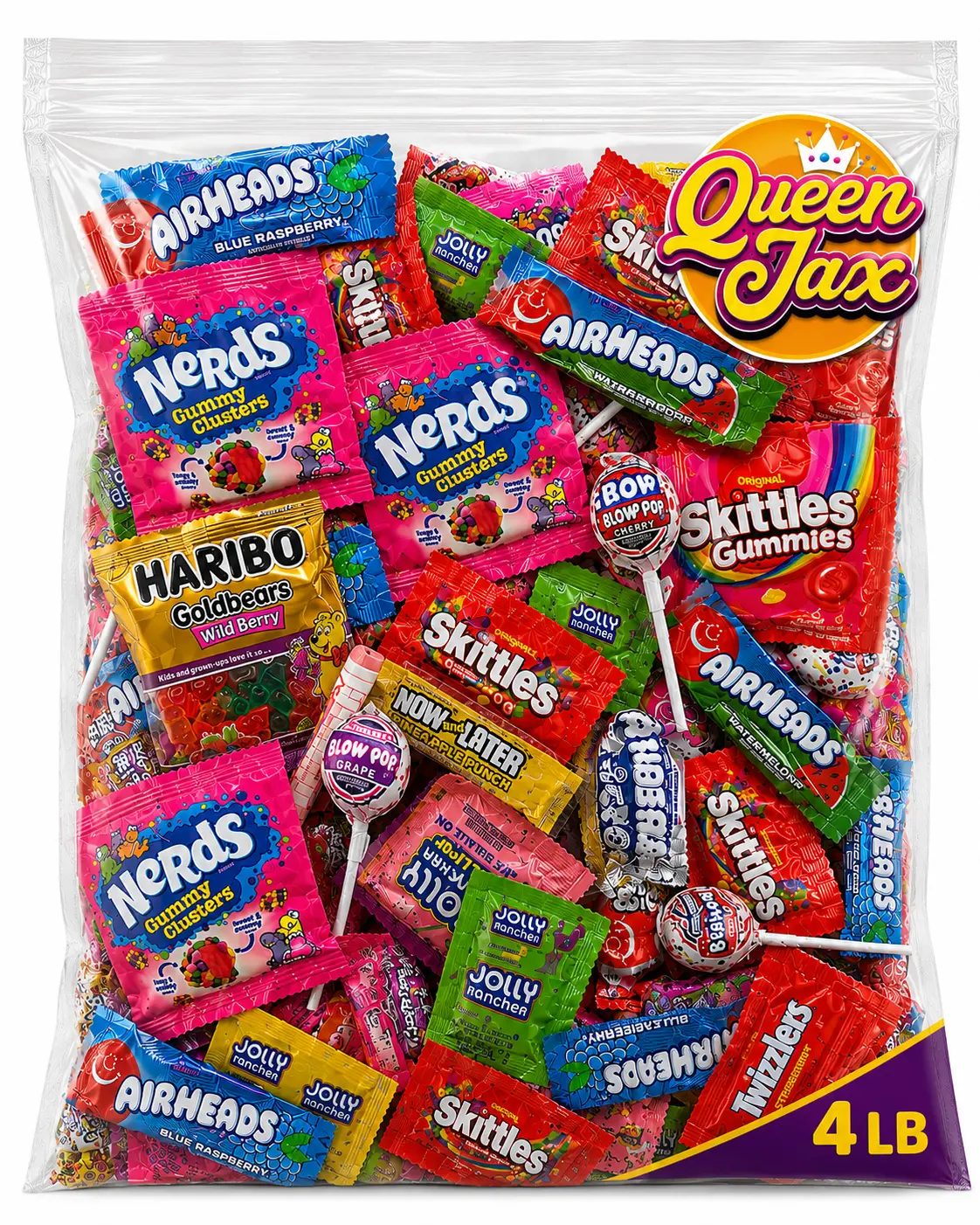 Pinata Candy Mix- 4 lb Bulk Assorted Candy Variety Pack-Individually Wrapped -Candy For Party Bags (Candy Selection May Vary From Picture)
