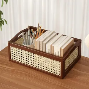 Multi-Layer Desktop Organizer, Simple Storage Rack, Bookshelf, Hole Board, Office Workstation Organization, Vintage Style Cup Holder, Pen Holders