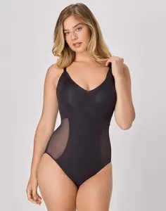 Maidenform Sculpting Shapewear Bodysuit, Extra Firm Women's Customizable Coverage Versatile Straps  Breathable Adjustable Womenswear Lightweight DMS903