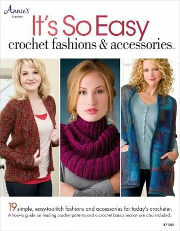 USED - "It's So Easy: Crochet Fashions & Accessories" Crochet Tutorial Paperback by Annie's