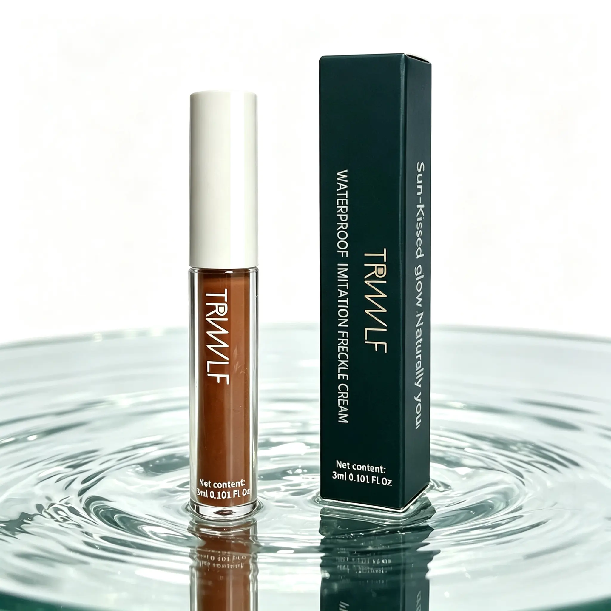 TRVWLF Faux Freckle Cosmetic Pen, Long-Lasting Liquid Formula, Chamomile-Infused for a Natural Sun-Kissed Look, All Skin Types - 3ml, Freckle Pen, Sensitive, Foundation, Concealer, Makeup Products, Bottle, Any, Adults, Natural Finish, Soothing, Waterproof