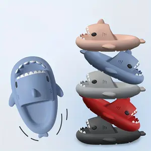 Men's EVA Shark Graphic Slides - Non-Slip, Open Toe Comfort for All Seasons, Indoor & Outdoor Wear