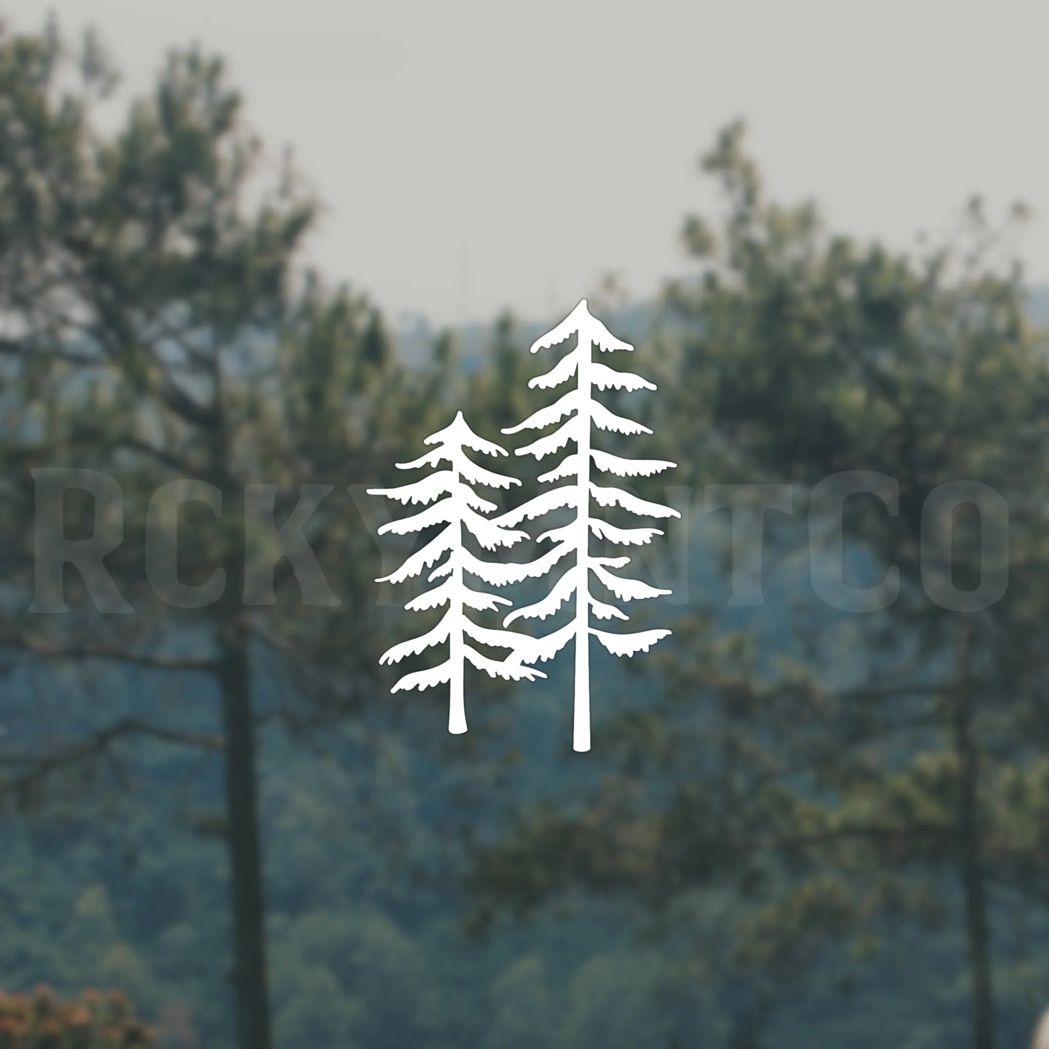 Tree Decal, Bumper Sticker, Outdoorsy Sticker, Window Decal, Gift Ideas, Waterproof