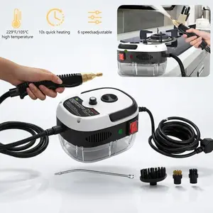 2500W Handheld High Temp Steam Cleaner | Heavy Duty Steam Machine for Car Detailing & Home Cleaning | Multi-Surface Deep Cleaner with Accessories