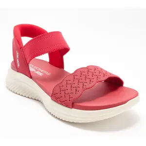 Skechers Slip Ins Ultra- Flex Washable Knit Sandals -Feelin' Pretty