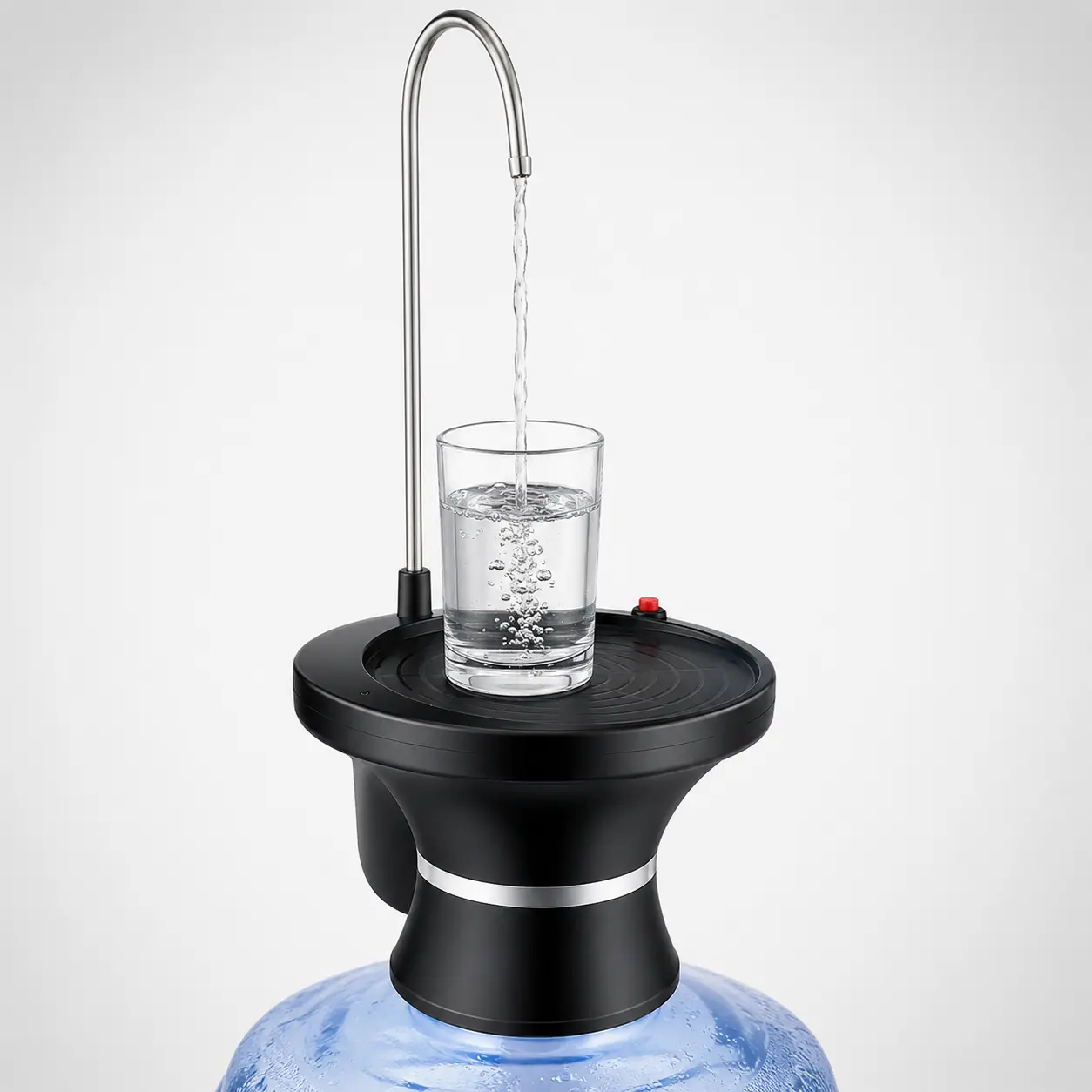 Automatic Electric Drinking Water Dispenser Pump for 2-5 Gal Water Jugs - USB Rechargeable, 2-Switch Control, Stable, Portable, Effortless Hydration for Home, Kitchen, Camping