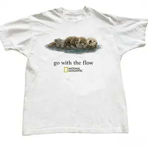 Custom Birthday ShirtNational Geographic "Go with the Flow" Unisex T-Shirt, Gift