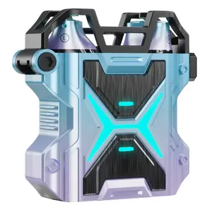 Wireless Gaming Earphones, Earbuds With Bass Vibration Feedback/HIFI Stereo, Microphone, Bluetooth 5.3, Metal Housings, Noise Isolating, Charging case LED, Sports/Gaming Electronic Earphones with Long Endurance