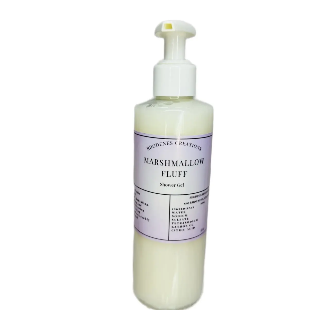 Marshmallow Fluff Shower Gel - Moisturizing Body Wash 8oz