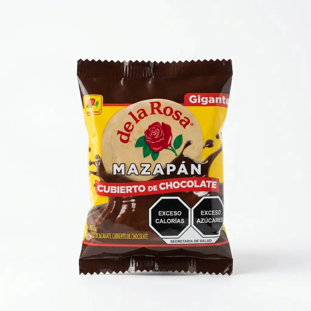 De La Rosa Marzipan Candy - Milk-Infused, Chocolate-Flavored Peanut Bites, Sweet Creamy Snack Dessert