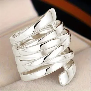 Creative Vintage Thick Wide Ring Elegant Holiday Style Ladies Fashion Personality Ring Perfect Accessories Party Glamour Jewelry Valentine's Day Holiday Gifts friendship ring engagement rings