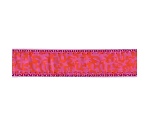 Orange Coral Dog Collar