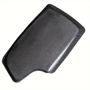 Fashion Carbon Fiber Look Inner Abs Car Center Console Multimedia Armrest Box Cover Tray for Bmw3 Series 318 320li 3gt F30 F34 2013-2019, Car Interior Design Modification