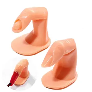 Acrylic nail hand practice, manicure hand, and flexible bendable Plastic manicure hand for nail art training tools