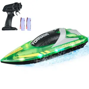 VEVOR Remote Control Manta Ray Toy, 2.4GHz High Simulation Robot Manta Ray with Light, 2 Rechargeable Batteries, for Pool, Bathtub or Lake, Swimming RC Boat Toy for 6+ Year Old Boys and Girls Gift