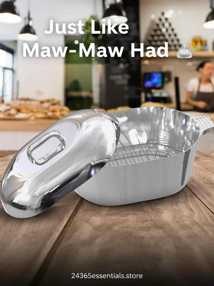 Magnaware 8in Oval Aluminium Dutch Oven Pot, Cookware with Lid - Legends Start Here