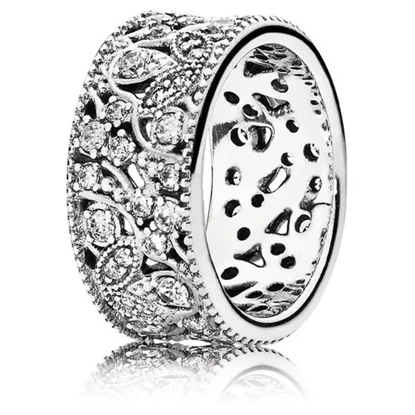 PANDORA Shimmering Leaves Ring 190965CZ