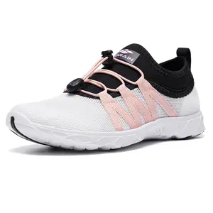 Aleader Women's Mesh Slip On Water Shoes Quick-Dry Aqua Sock Barefoot for Beach Swim River Pool Lake Hiking Kayaking Surfing