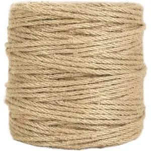 328  4mm Jute Twine, Thick Twine Rope for Crafts,  Wrapping, Bundling, Gardening, Christmas Decor and Macrame Projects