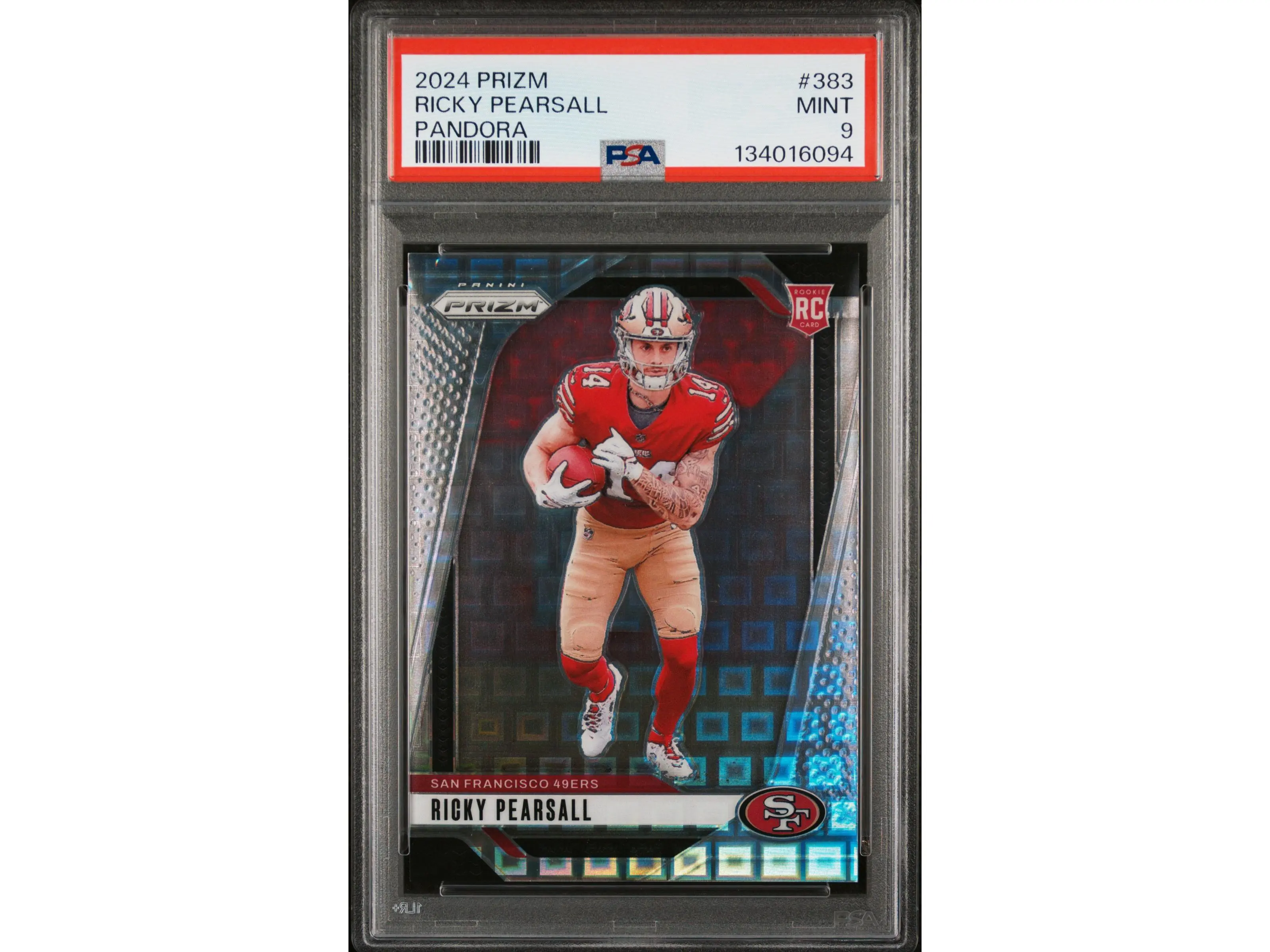 2024 Panini Prizm Pandora Ricky Pearsall #383 /400 PSA 9