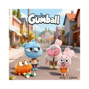 World of Gumball Plush Toy, Anime Peripheral Collectible Dolls, Soft Stuffed Animal Gift, Perfect Present for Fans, Soft Cuddly Gift