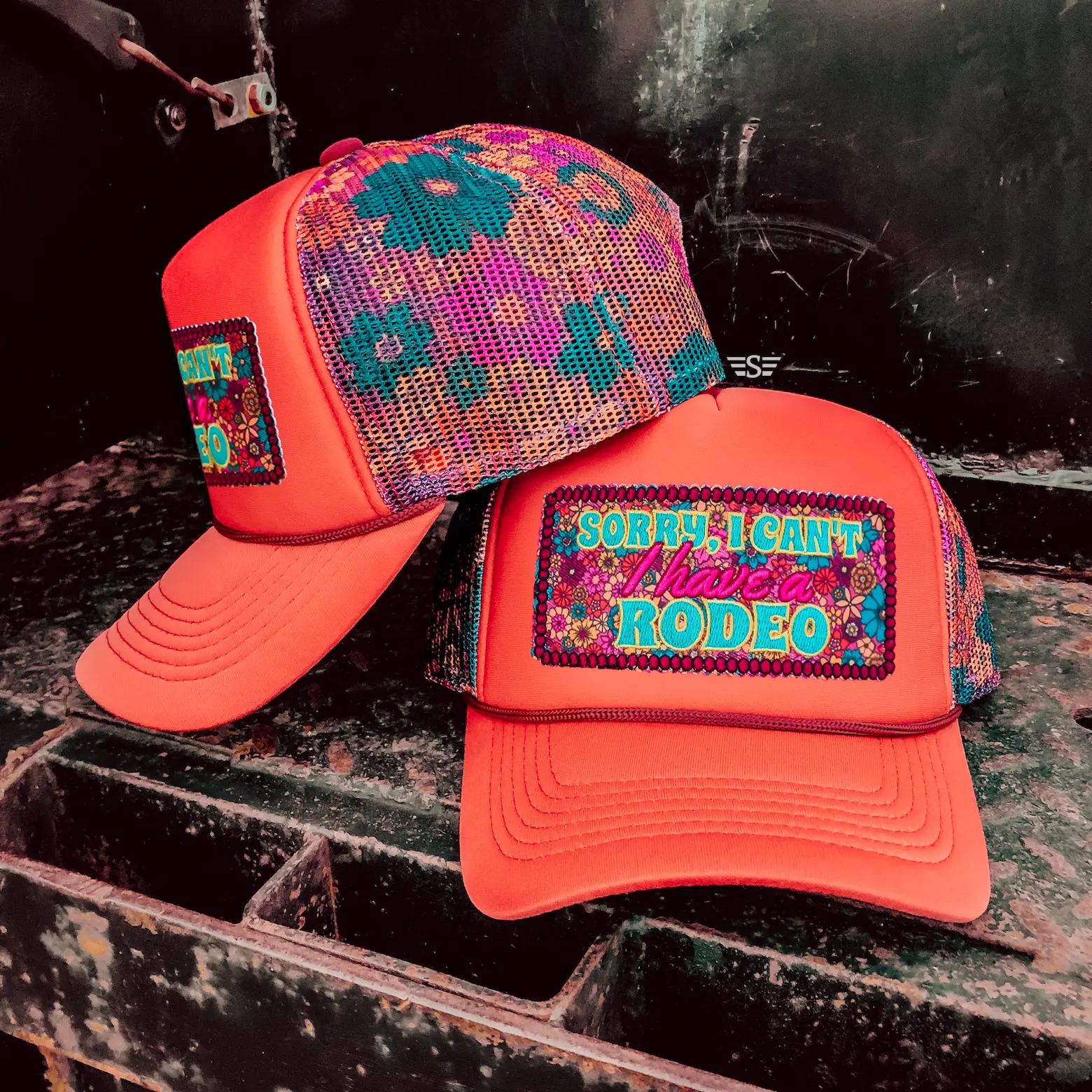 Can't, I Have a Rodeo Printed Mesh Trucker Cap